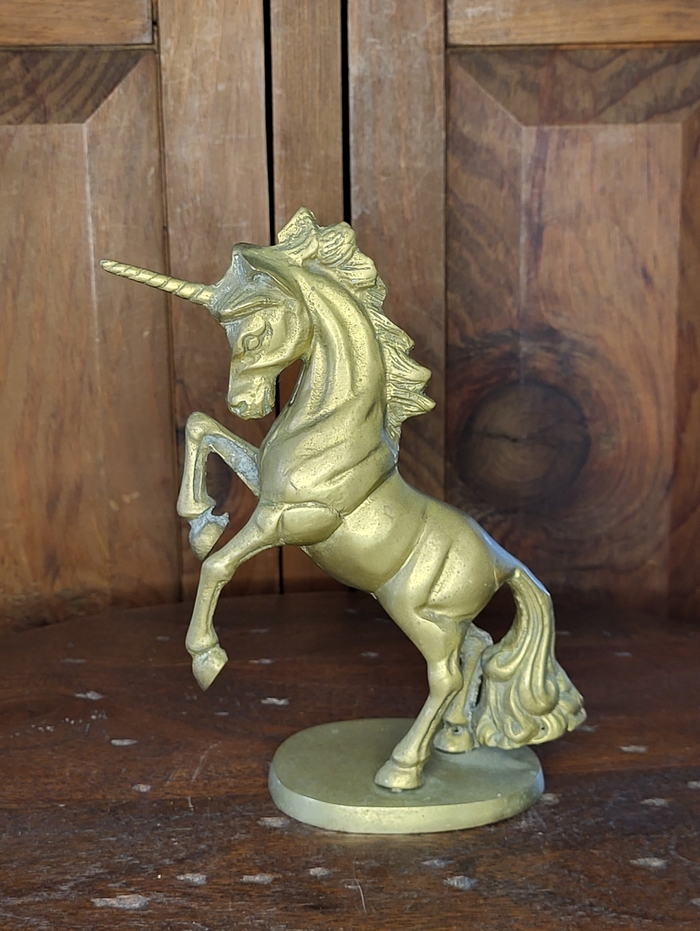 Brass Unicorn Figurine - Picture 8 of 11